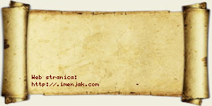 Žaklina Jevremović vizit kartica